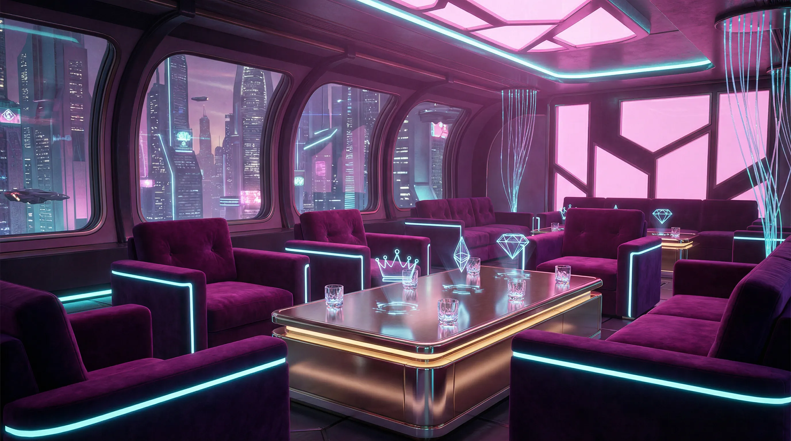 云顶娱乐赛博朋克VIP贵宾厅